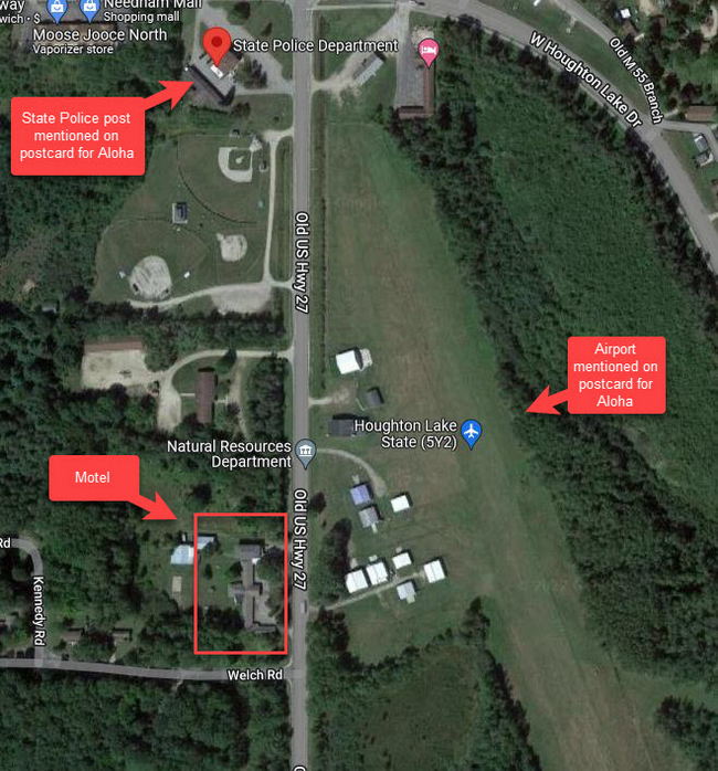 Twin Pines Motel and Apartments (Aloha Motel) - Current Aerial Map